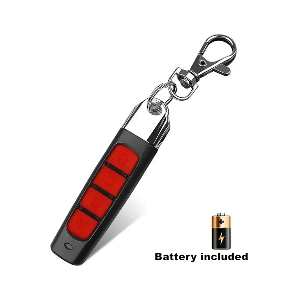 433MHz Copy Remote Control RF 4 Channe Transmitter KeyChain Garage Door Electric Gate Opener Duplicator Cloning Code Controller Oasis Select Red