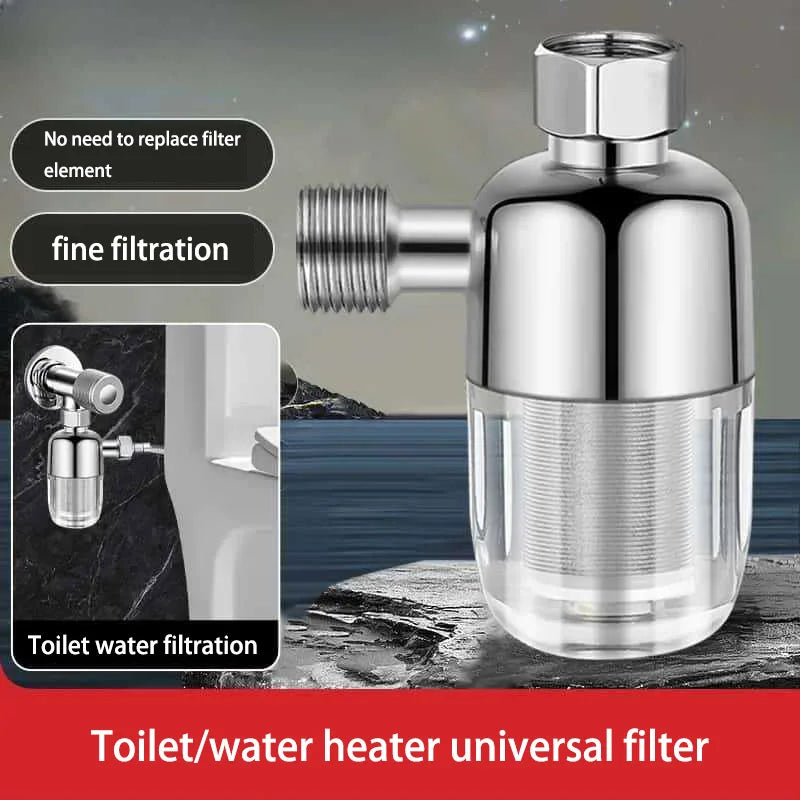 Universal Water Pre-Filter | Anti-Scale Tap & Shower Purifier