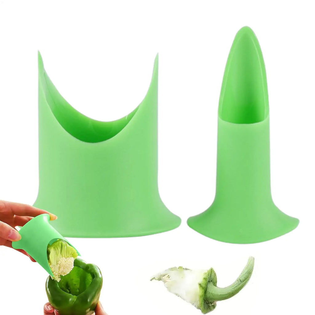 Creative Pepper Corer Seeded Remover Device Coring Device Fruit Cutter Kitchen Household Fruit Vegetable Coring Tool Oasis Select