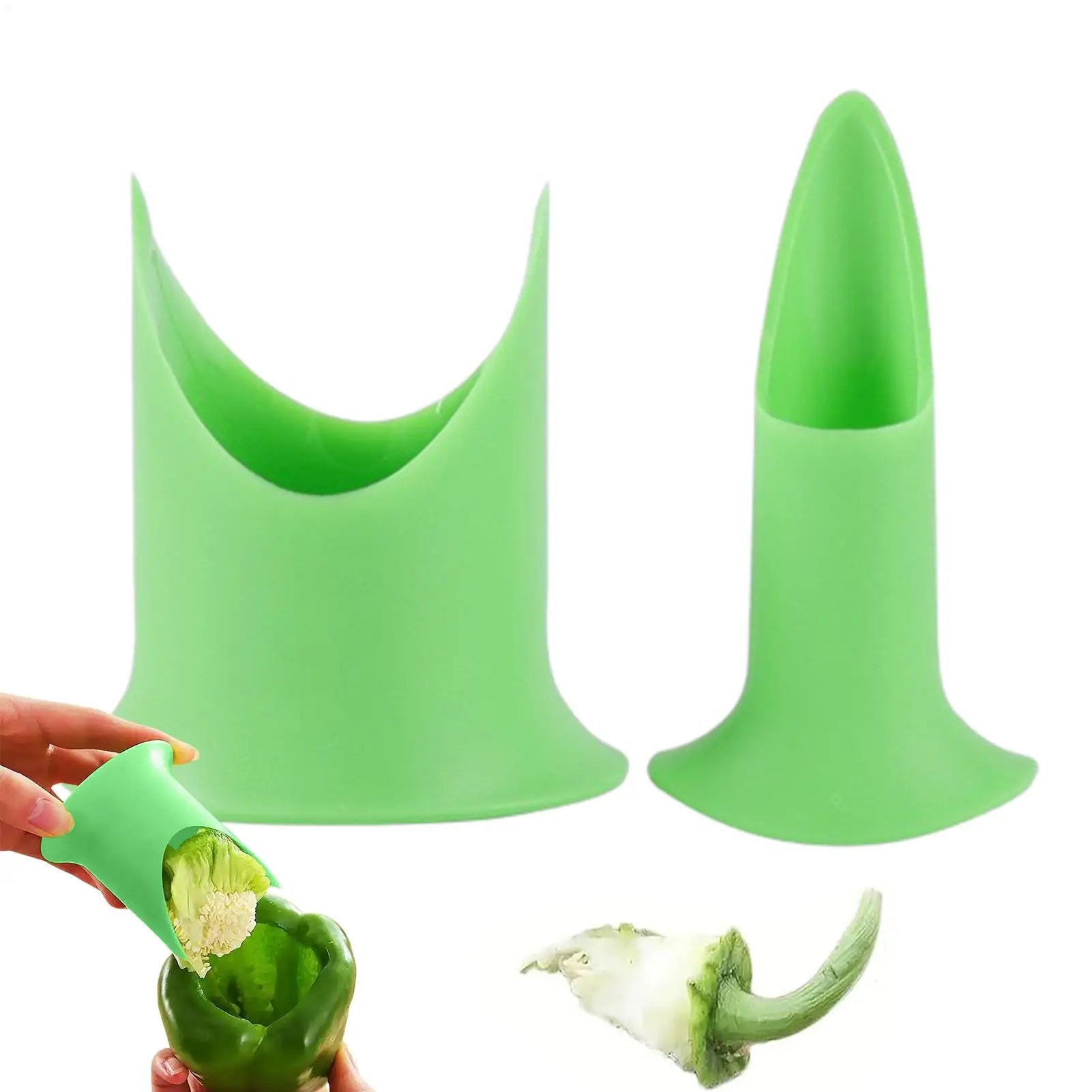 Creative Pepper Corer Seeded Remover Device Coring Device Fruit Cutter Kitchen Household Fruit Vegetable Coring Tool Oasis Select