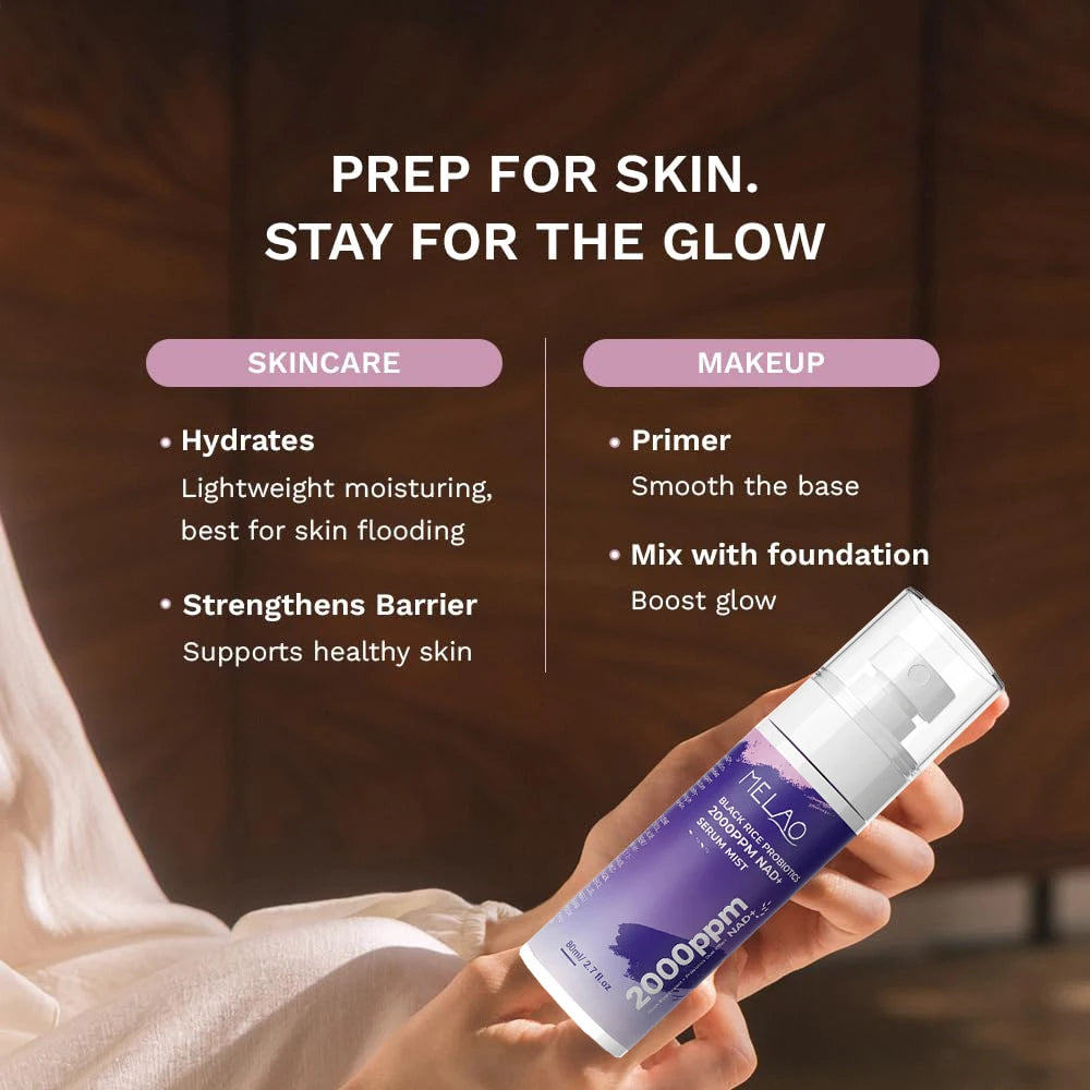 Black Rice Probiotics NAD+ Barrier Essence – Plumping Face Serum