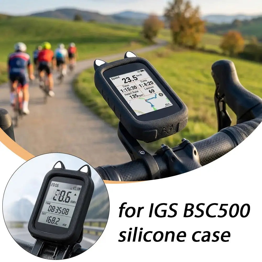 Silicone Case for IGS BSC500 Bike Computer – Cat Ear Cover