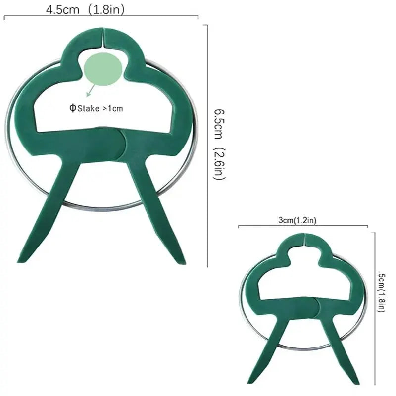 Plant Fixed Clips Reusable Garden Greenhouse Bracket for Fixed Plants Vine Flower Seedling Tomatoes Support Garden Supplies Oasis Select