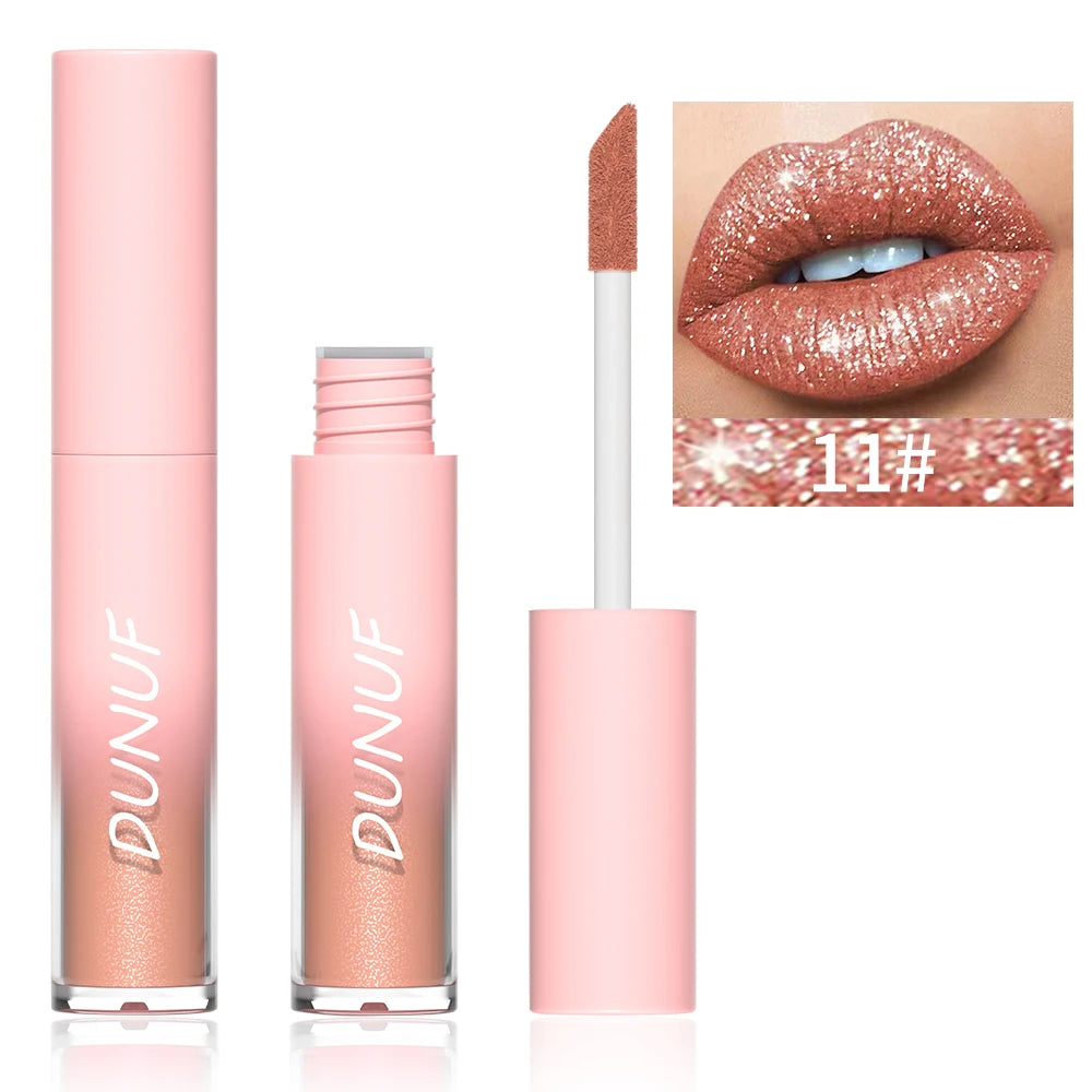 1pcs Pearlescent Lipstick - Waterproof Long-Lasting Lip Gloss Easy to Paint Exquisite Gift Stage Makeup Daily Makeup Universal Oasis Select 11