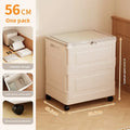 Multi-functional Clothes storage box Large capacity oversized household flip finishing box Bedside table Clothing storage box Oasis Select Grey cover