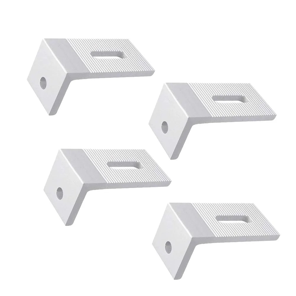 1/4/10pcs Solar Panel Module Aluminum Bracket L Solar Mount Bracket For RV Boat Off Grid Roof Solar System Accessories Oasis Select 4pc