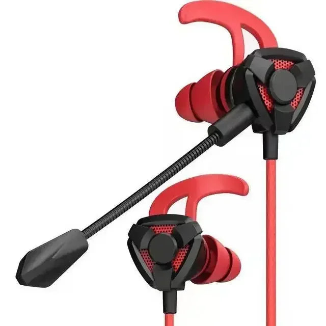 Universal New Wired With Mic Earphones Professional Wired Headset Multifunctional Durable Gaming Earbuds For 3.5 socket Oasis Select Red