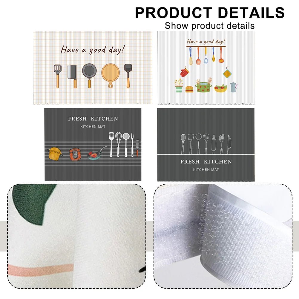 No-Drill Kitchen Cabinet Curtain – Dust & Oil Fume Cover