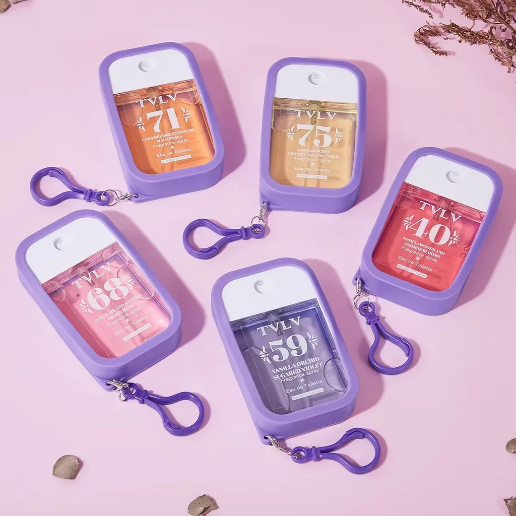 5-Pack Portable Liquid Air Freshener Pendants – 6 Scents