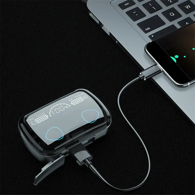 TWS M10 Wireless Bluetooth Headphones LED Display With Charging Box 9D Stereo In-Ear Sports Earphone Bluetooth Headset for Phone Oasis Select