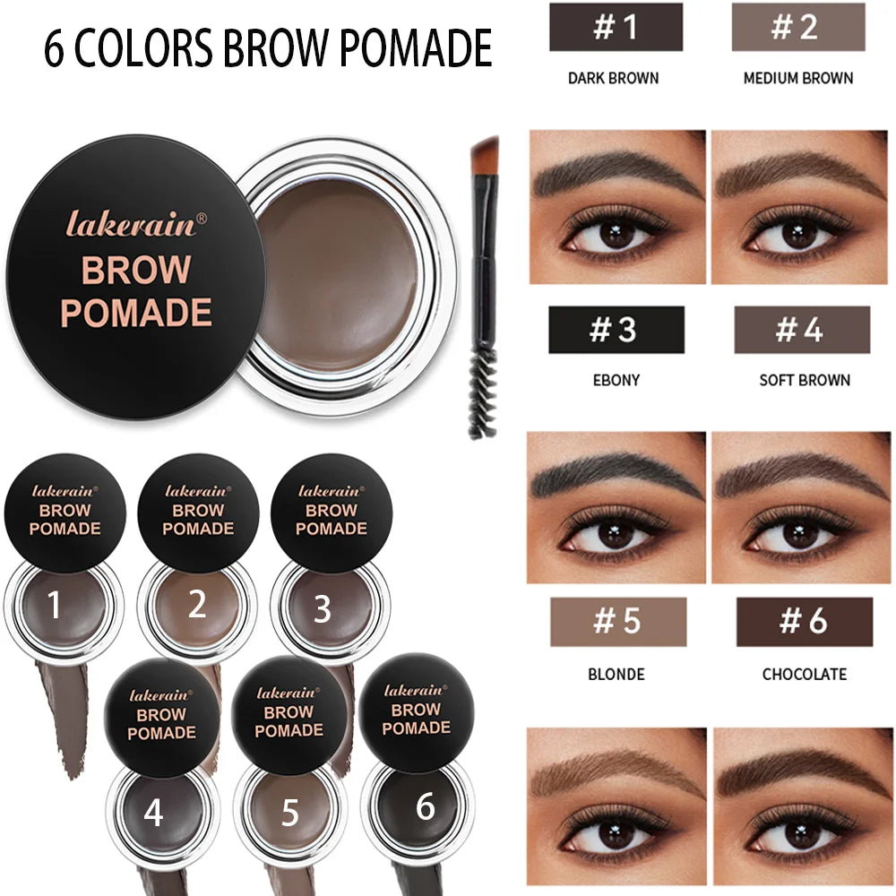 Wild Eyebrow Cream Smooth Styling Eyebrow Pomade Setting Eyebrow Wax Smudge Proof Eyebrow Dye Cream Oasis Select