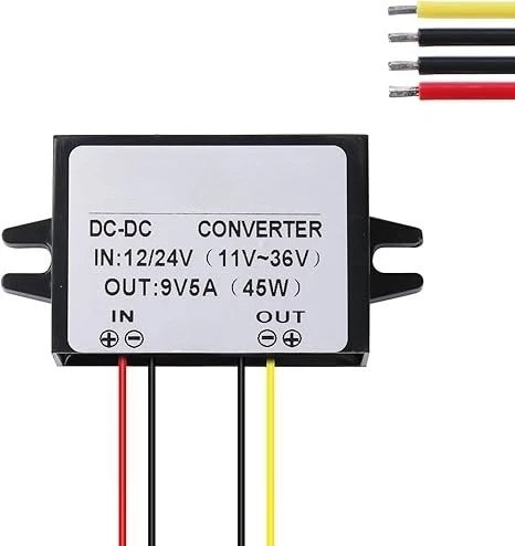 DC To DC Voltage Reducer Converter 8-31V Step Down To 3-24V 3A Power Supply Module Buck Transformer For Truck Golf Cart Club Car Oasis Select 12V 24V to 9V 5A