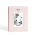 64 Pockets Photo Album Inch Pictures Storage Case Stamps Tickets Cards Organizer For Fujifilm Instax Mini 12/11/9 Oasis Select pink