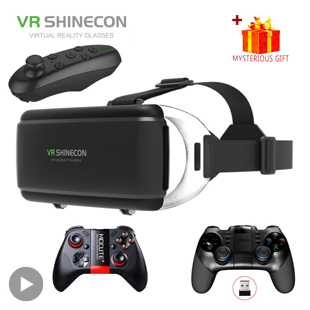VR Shinecon 3D VR Headset for iPhone & Android Smartphones