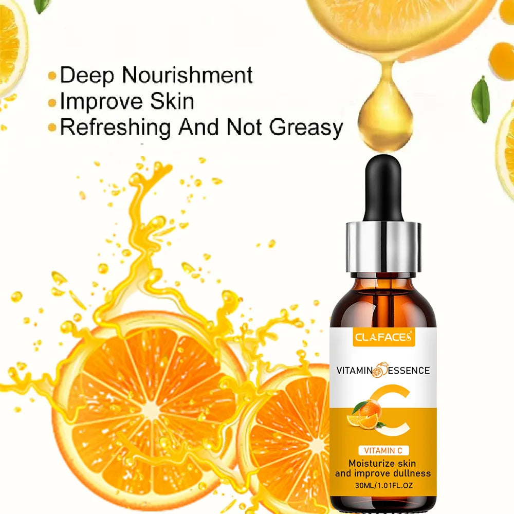Vitamin J essence removes dark spots, whitens, moisturizes, resists aging, wrinkles and tightens skin care cosmetics ﻿ Oasis Select