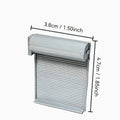 1:64 Scale Miniature Roller Shutter Door 3D Printing Diy Dollhouses Miniature Dollhouses Model Furnitures Decor Accessories Gift Oasis Select 3pcs roller shutter