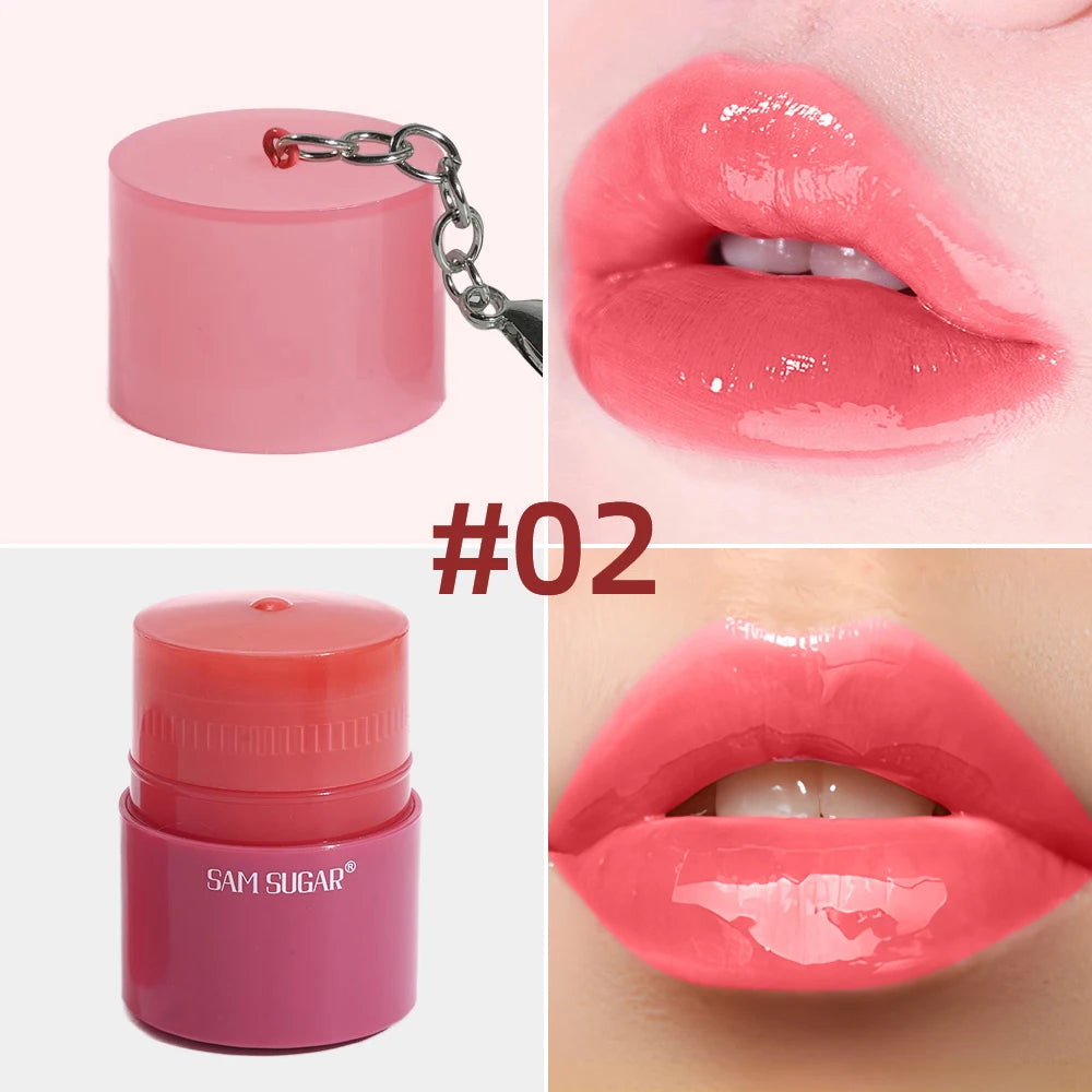 SAM SUGAR Rotating Honey Glaze Lip Gloss – Waterproof & Hydrating