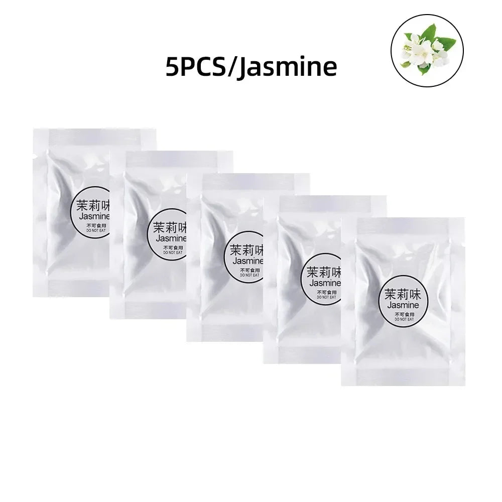 5/10/15pcs Car Air Freshener Supplement Car Vent Perfume Refill Replace Aroma Cotton Pads Perfume Fragrance Interior Accessories Oasis Select Jasmine-5pcs