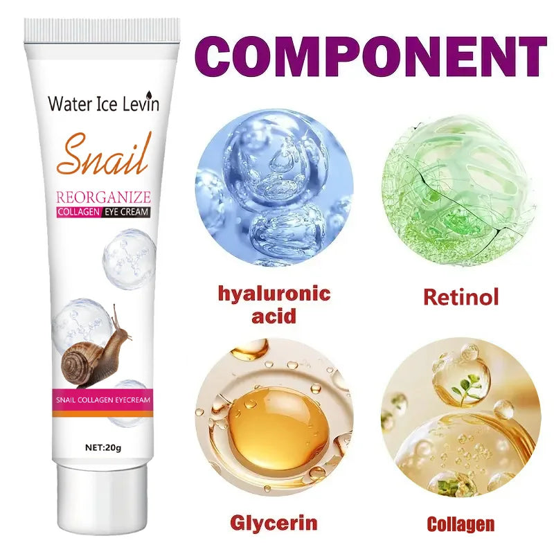 Snail Collagen Eye Cream – Dark Circles & Eye Bags Eye Cream Oasis Select