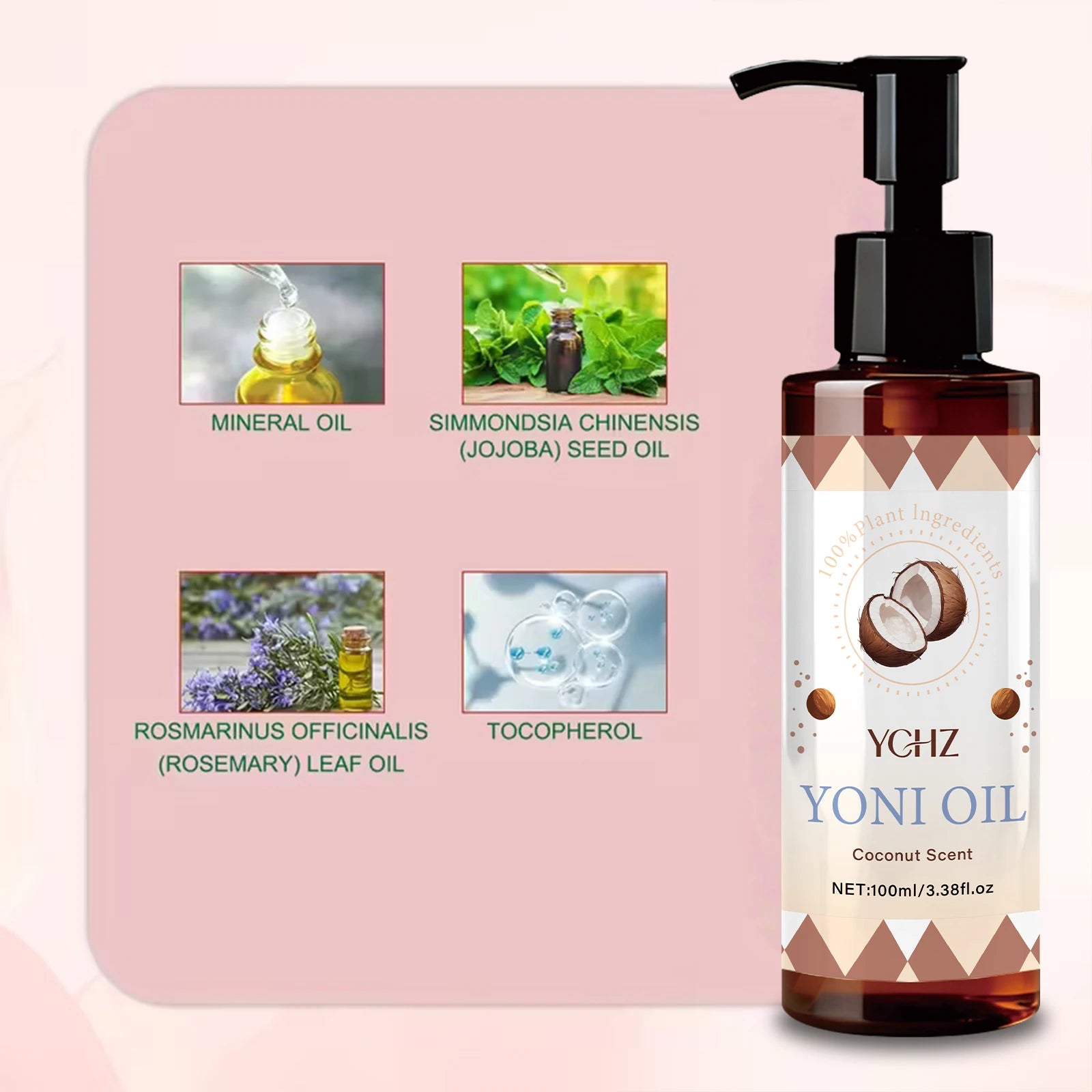 Yoni Oil Intimate Care Essential Oil – Coconut Scent 100ml