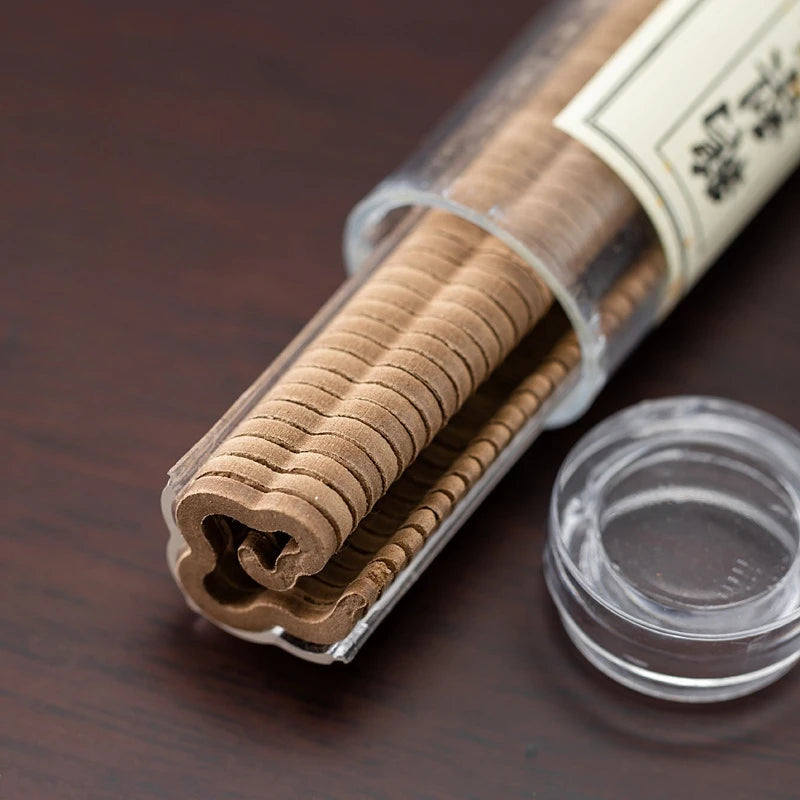 5 Bottle of Small Xiangyun Coiled Incense Nha Trang Agarwood and Sandalwood ambergris , Multiple Scents (42 Pieces Per Bottle) Oasis Select