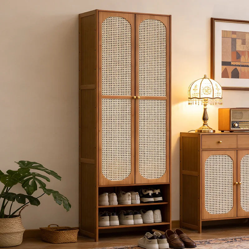 Large-capacity outer corridor multi-layer vertical shoe rack at the entrance of the household entrance Oasis Select