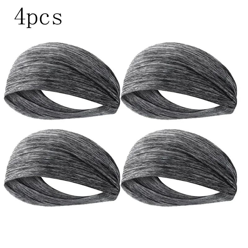 1 Sweatband Men Women Elastic Sport Hairbands Head Band Yoga