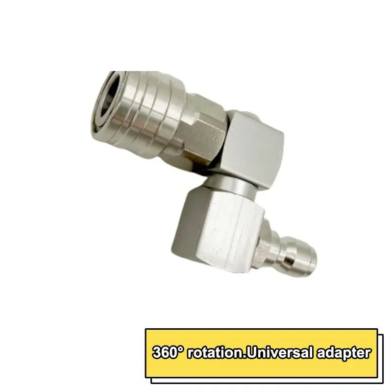 "360-Degree Spinning Pressure Washer Gun Fitting, 1/4" Quick Connection for Car Wash - Waterproof, Water-Efficient Oasis Select A3