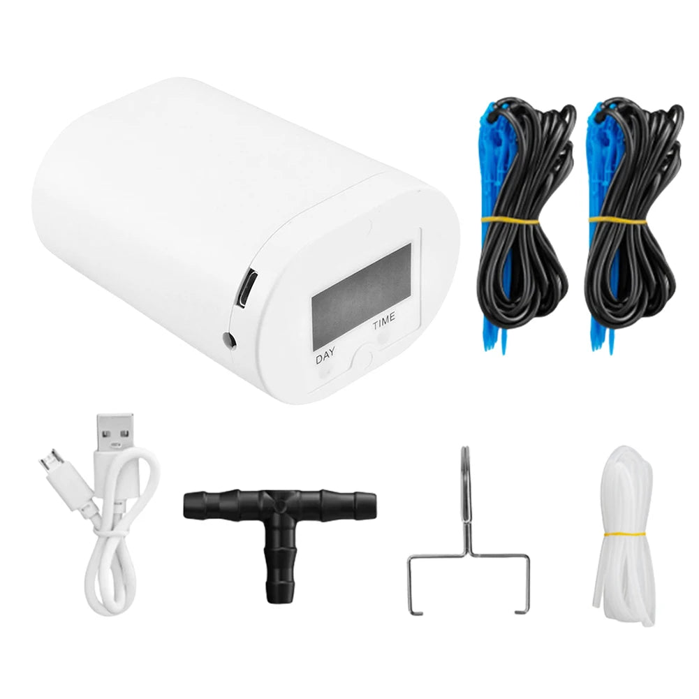 Automatic Plant Flower Watering Pump 2/8/16 Heads Pump Flowers Plants Home Sprinkler Indoor Plant Watering Device Garden Tool Oasis Select 8 Heads Pump United States