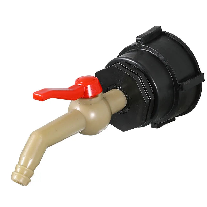 S60x6 Coarse Thread IBC Water Tank Adapter 1/2" 3/4" 1" Garden Hose Pipe Fittings Drain Connector Oasis Select