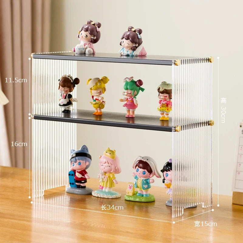 Blind box display stand Figure display case POP MART Lego doll building block storage desktop acrylic storage box Oasis Select