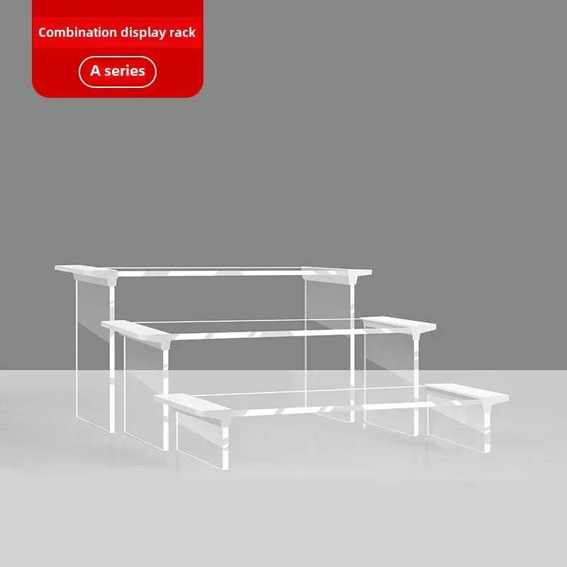 Acrylic Display Rack – Clear Figurine & Shoe Organizer Stand