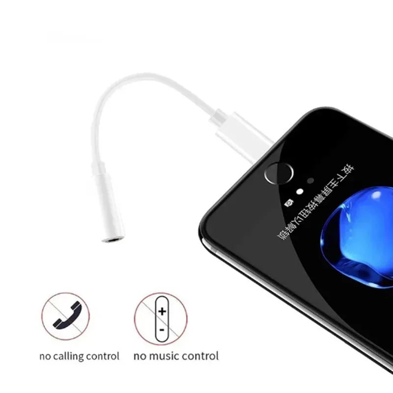 1-8pcs For Lighting Headphone Adapter for IPhone 11 12 13 14 Pro Max 12Mini SE XR X 8 7 + IOS To 3.5 Mm Jack AUX Audio Cable Oasis Select