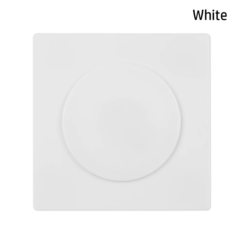86Type ABS Wall Wire Hole Cover Air-conditioning Dust Pipe Plug Reserved Drill Hole Panel Decor Office Desk Hole Cap Hardware Oasis Select white-inner 5CM