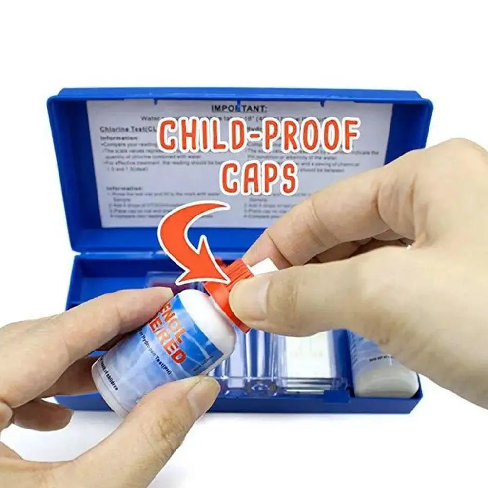PH Chlorine Water Quality Test Kit Swimming Pool Tester Water Testing Box Home Swimming Pool Inflatable Spa Accessories Oasis Select