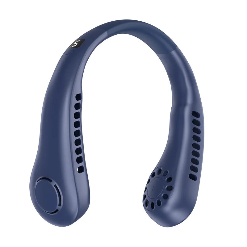 URGGU Bladeless Neck Fan – 5 Speeds, USB, Digital Display