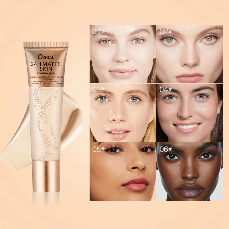 Waterproof Liquid Foundation – Natural Finish, Multi-Shade Liquid Foundation Oasis Select
