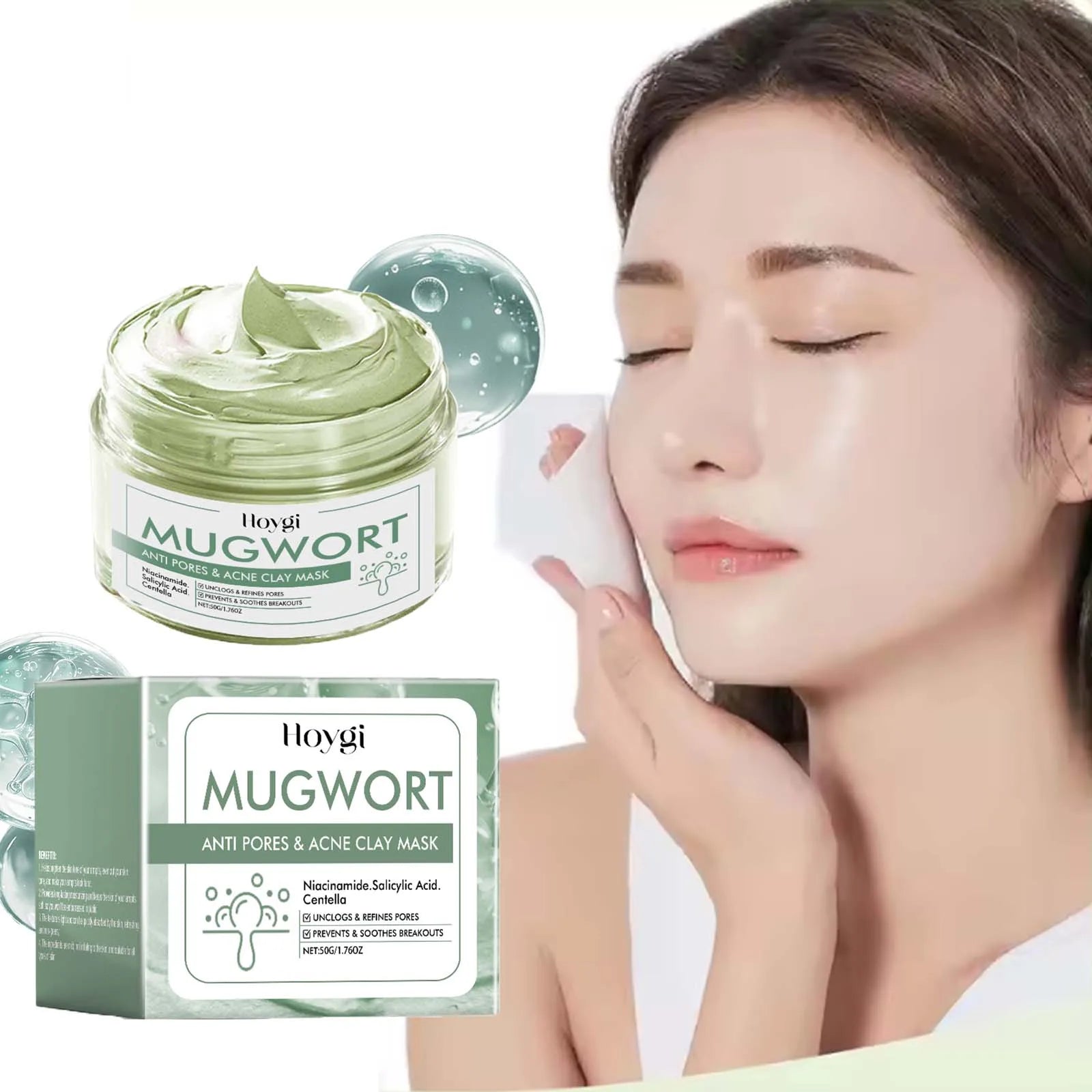 Hoygi Clay Mud Mask – Acne, Pores & Blackhead Remover Clay Mud Face Mask Oasis Select