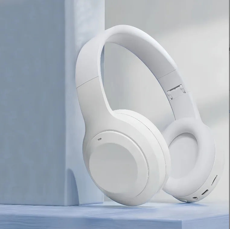 M5 Wireless Headset Bluetooth 53 HiFi Stereo Noise Cancelling Gaming Earphones Foldable Headband with Microphone Earbuds Oasis Select WHITE