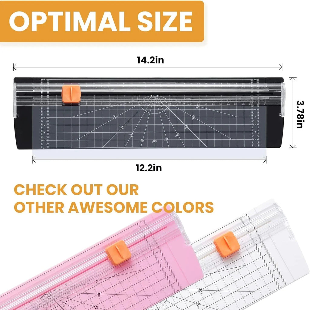 A4/A5 Mini Paper Cutter with Pull-out Ruler for DIY Office Home Stationery Photo Trimmer Scrapbooking Light Cutting Mat Machine Oasis Select
