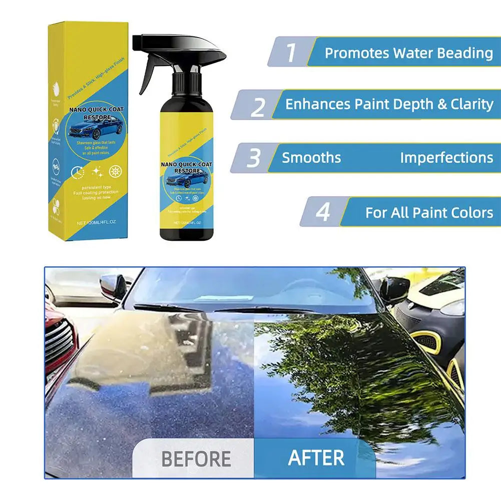 Car Automotive Nano Ceramic Coating Spray Hydrophobic Paint Sealant Polishing Liquid High Gloss Long Lasting Protection Oasis Select