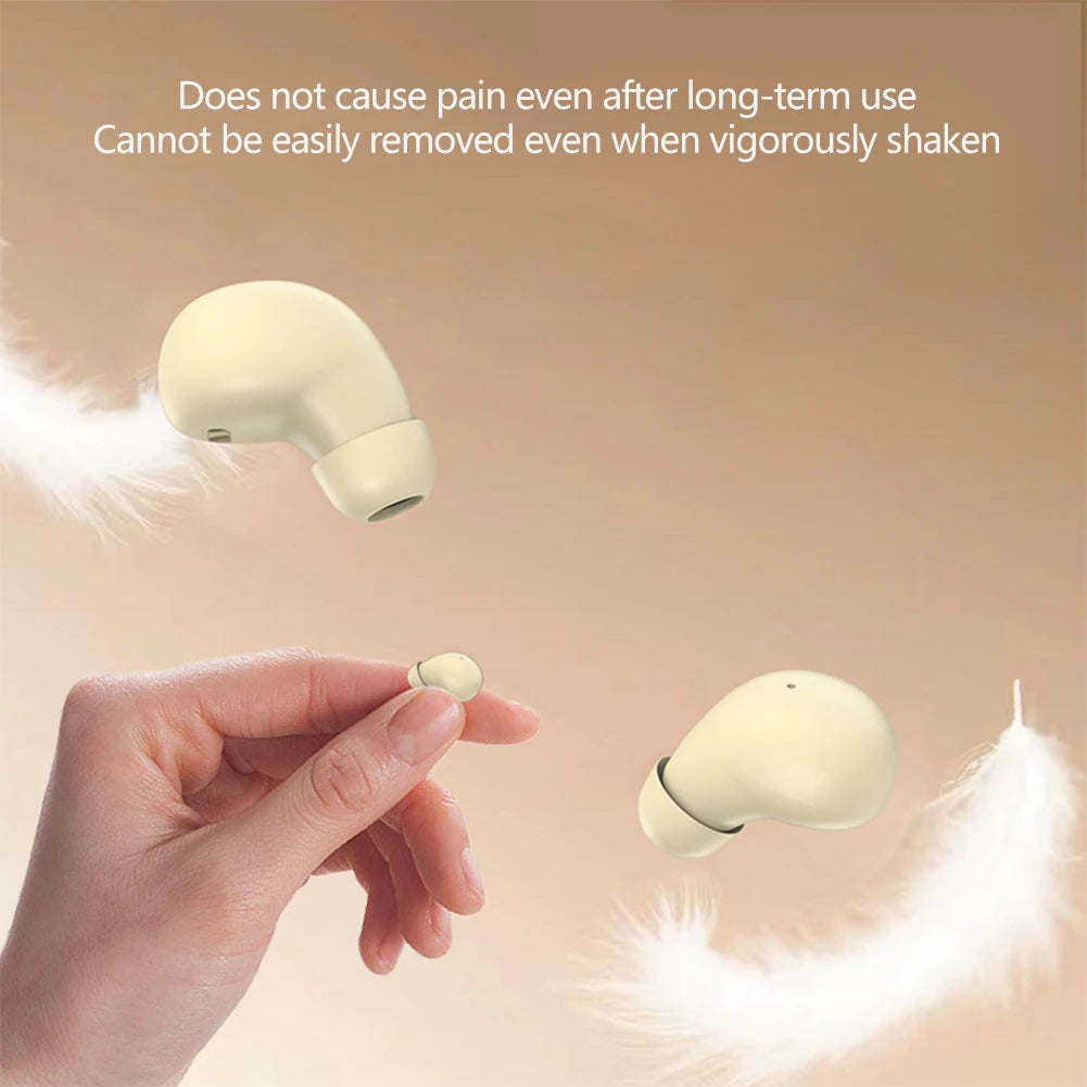 Mini Invisible Bluetooth 5.4 TWS Earbuds – Sleep & Sport