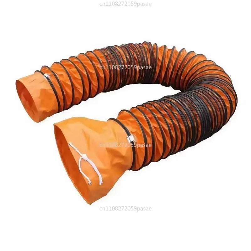 Telescopic Ventilation Duct Hose – High Temp PVC Canvas Exhaust