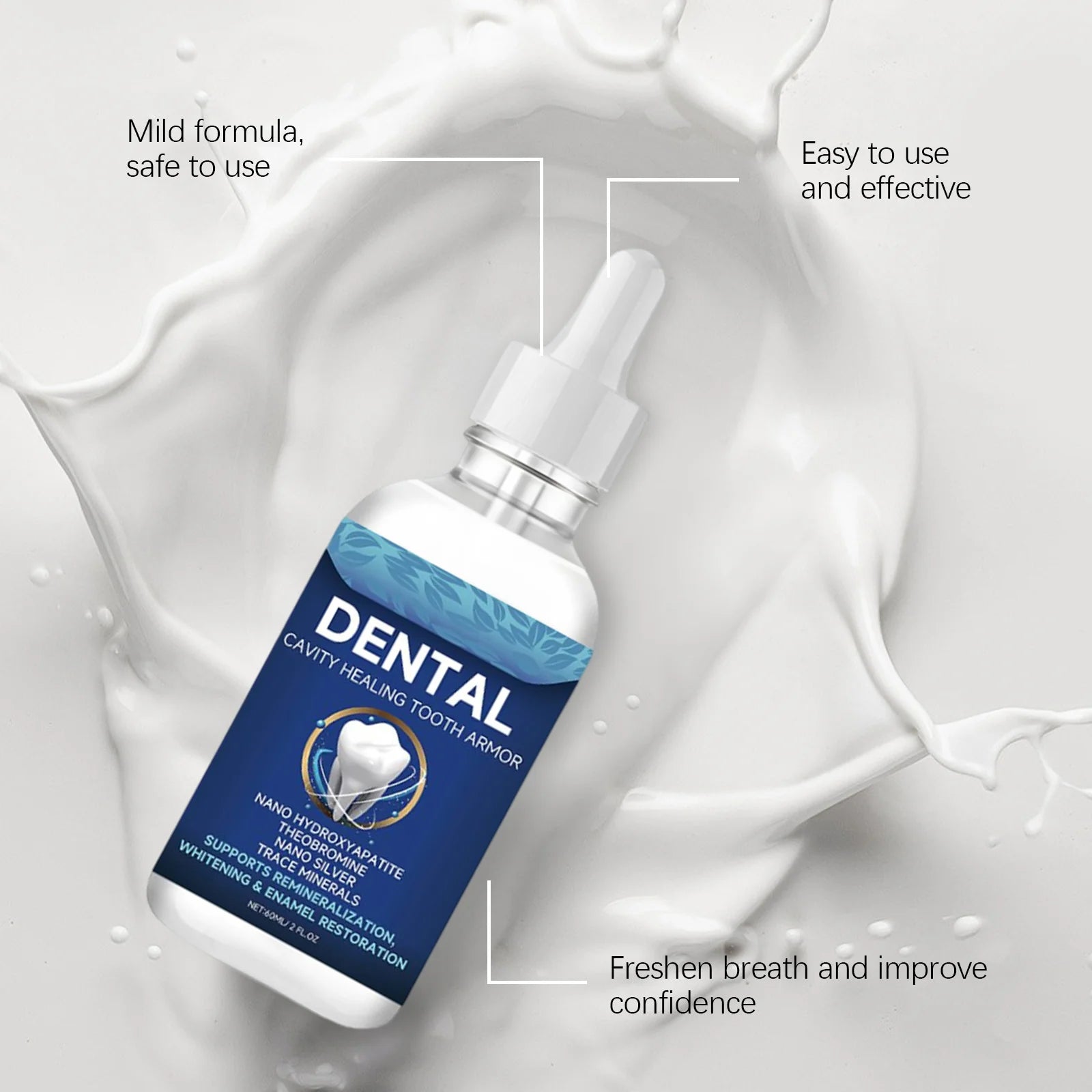 Tooth Whitening Serum Cleaning Rapid Repair Gums Effectively Relieve Tooth Allergy Dental Caries Tooth Cleaning Hygiene Care Oasis Select