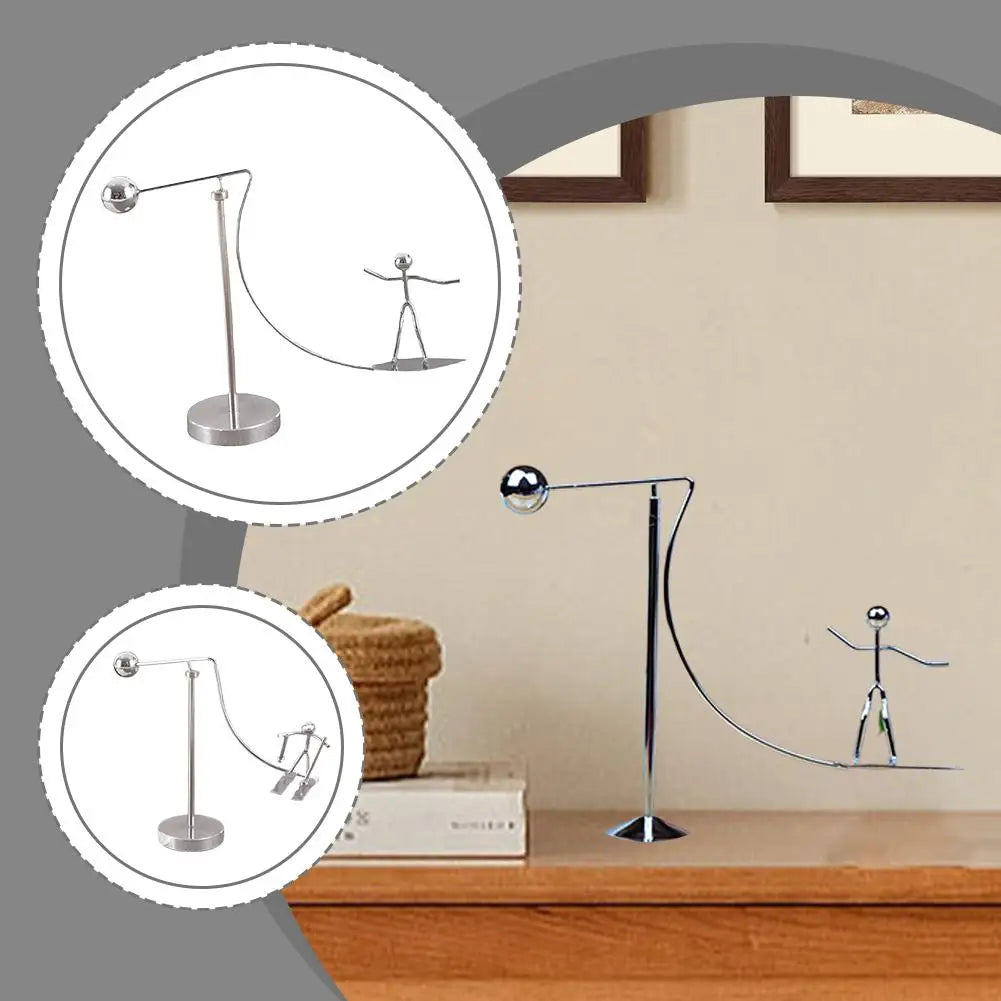 Ferris Wheel Perpetual Motion Apparatus Creative Rotating Simple Newton Pendulum Ball Physical Magnetic Balance Wobbler Gifts Oasis Select