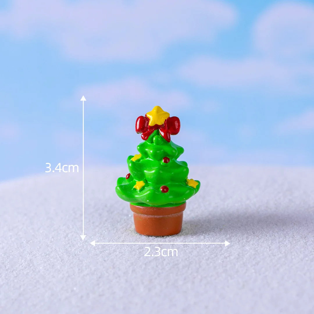 Christmas Resin Figurine Ornament – Santa, Snowman & Bear