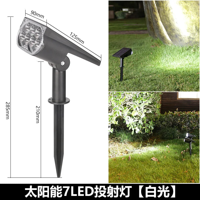 Solar Spotlights Dual Use Tree Light Outdoor Super Bright Landscape Light Garden Garden Villa Decorative Spotlights Lawn Oasis Select