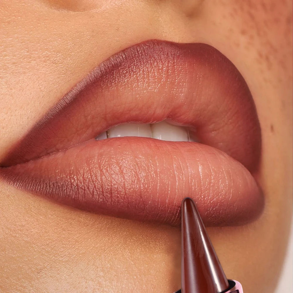 Lip Gloss & Lip Liner Set Long Lasting HydratingLip Gloss Lip Stain Contour for Every Makeup Style Women Lip Cosmetics Kit Oasis Select