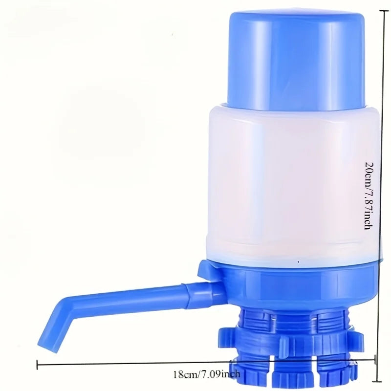 Water Bottles Pump Manual Hand Pressure Drinking Fountain Pressure Pump Water Press Pump with An Extra Short Tube Food Grade Oasis Select