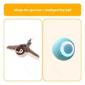 Interactive Cat Toys Rechargeable Flying Bird Rat Cat Toy Chirping Flapping Bird Can Add Catnip Touch Activated Cute Plush Toy